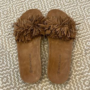 Fringe sandals